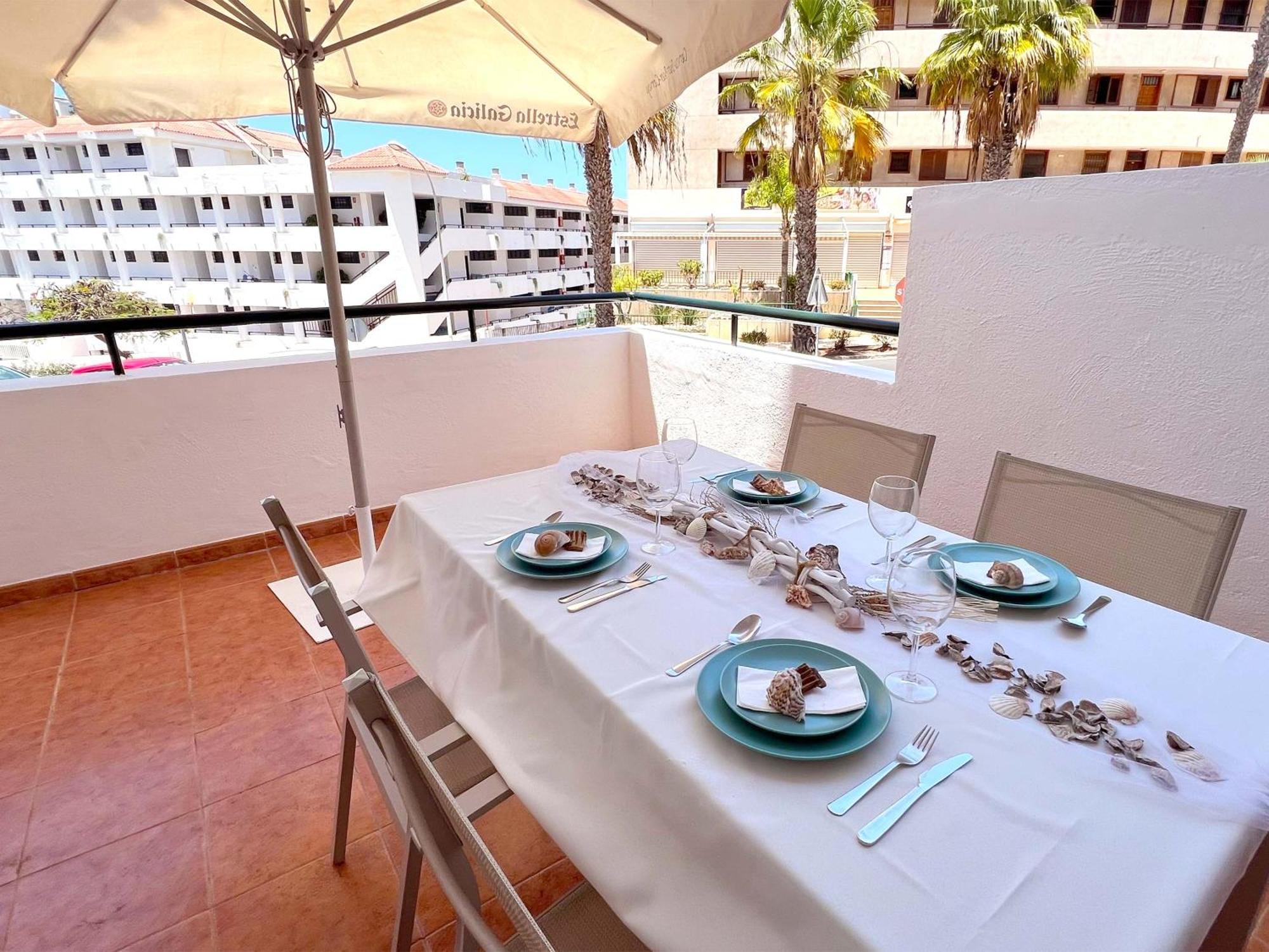 Encantador Apartamento Con Terraza, Los Cristianos Los Cristianos  Luaran gambar