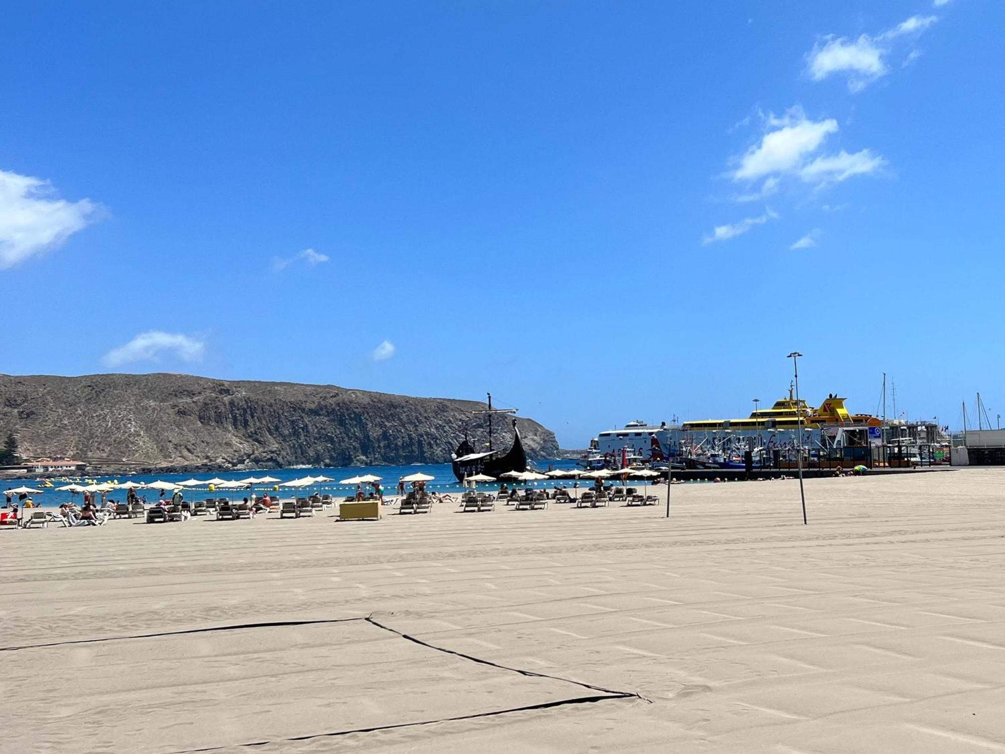 Encantador Apartamento Con Terraza, Los Cristianos Los Cristianos  Luaran gambar